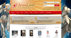 Desktop Screenshot of animeland.hu