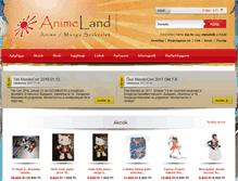 Tablet Screenshot of animeland.hu